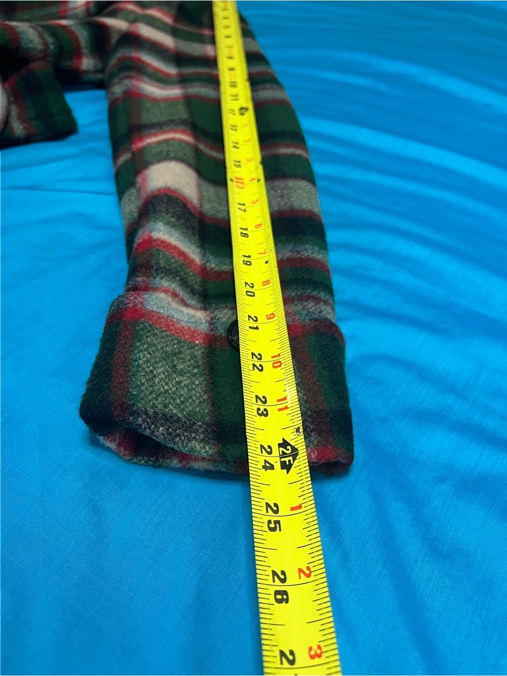 Polo Ralph Lauren Wool Tartan Plaid Belted Peacoat Jacket 4 - Picture 8 of 10